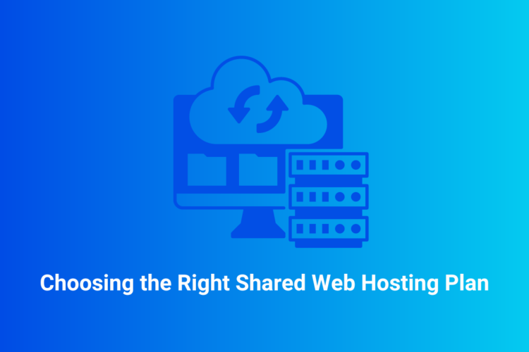 Choosing the Right Shared Web Hosting Plan